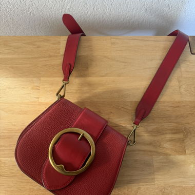 Ralph Lauren Polo Leather Saddle Bag