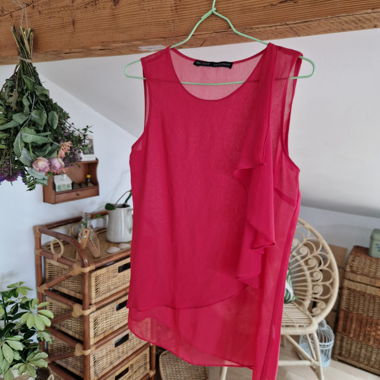 Top leggero rosa fucsia
