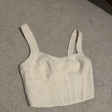 Crop Top korsettförmig