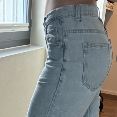 light blue jeans