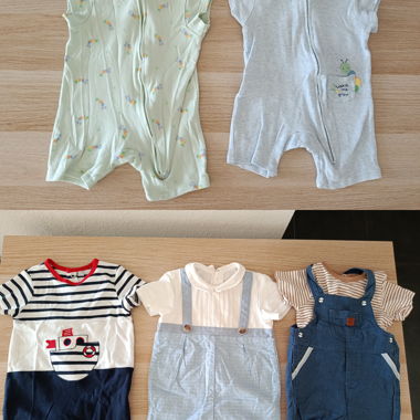 Lot de combinaisons bebe