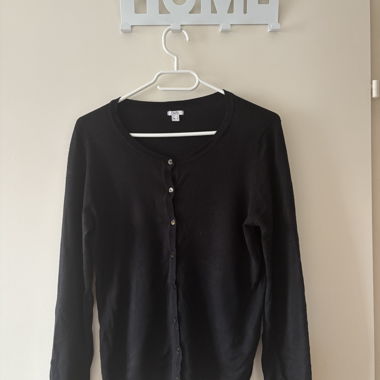 Black Buttoned Cardigan size S/M