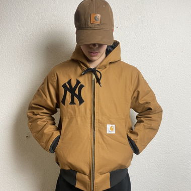 Giacca con cappuccio Carhartt x NY Yankees 