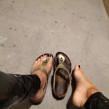 Birkenstock Gizeh sehr getragen gr.40