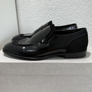 Jimmy Choo Loafer Leder Schwarz Gr. 41