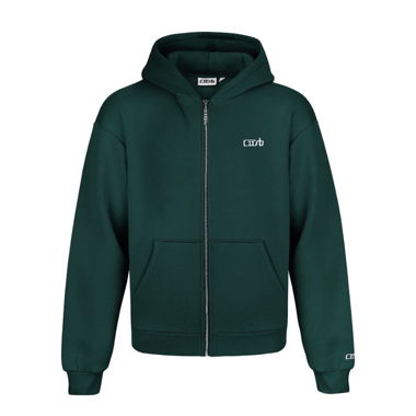 Zip up dunkelgrün