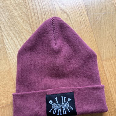 Red beanie