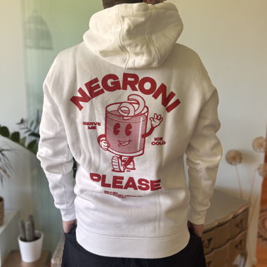 Sweat à capuche Mister Tee NEGRONI blanc
