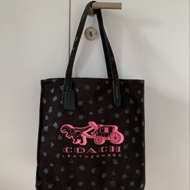 Coach Tasche / schwarze shopping bag