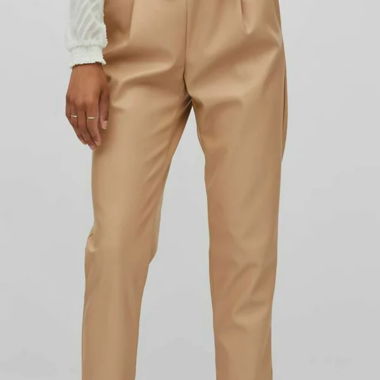 Pantaloni di pelle ampi / pantaloni in ecopelle