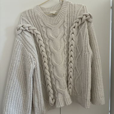 Pull blanc 