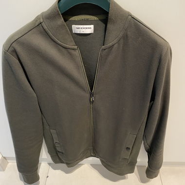 Veste zippée NO EXCESS kaki taille M