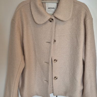 Monki Beige Cropped Jacket