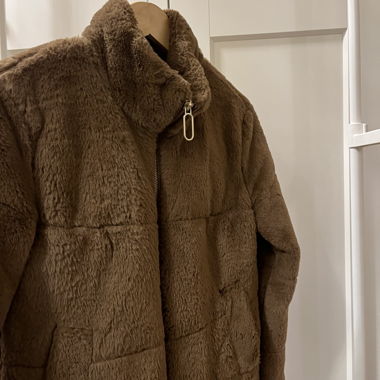Veste Teddy courte en taille XS