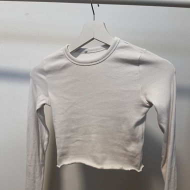Basic Crop Top langarm