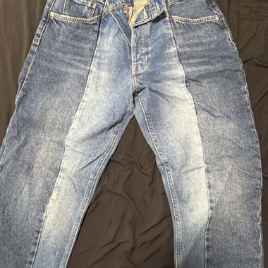 Jeans denim bleu zara 