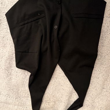 Black suit vest Mango