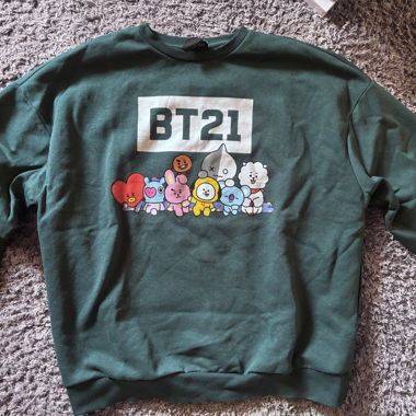BT21 Sweatshirt grün XL