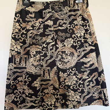 Vintage KENZO JEANS Dragon Print Mini Skirt