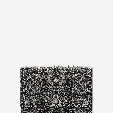 Alexander McQueen Umhängetasche mit Kristallen und Nieten