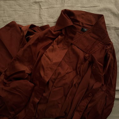 Robe couleur bronze