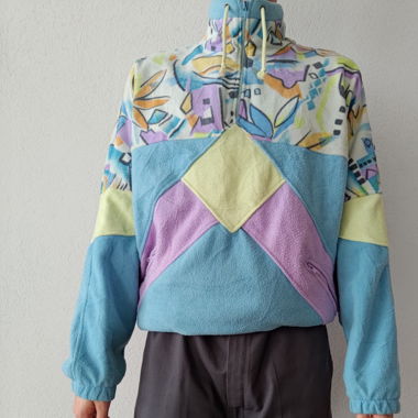 vintage quarter zip fleece
