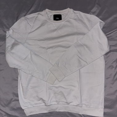 Weisses Sweatshirt