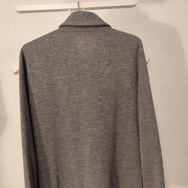 Stylische Wolljacke, Gr. L, grau