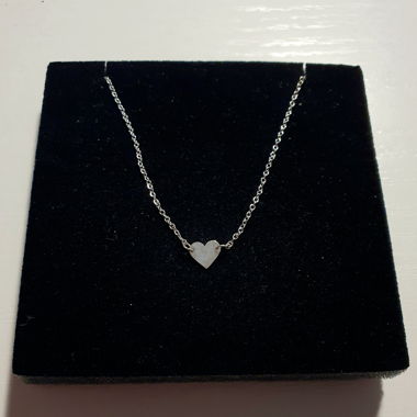 Collier Cœur Argenté (livraison gratuite ! )