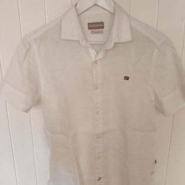 Camicia in lino Napapijri 100% lino