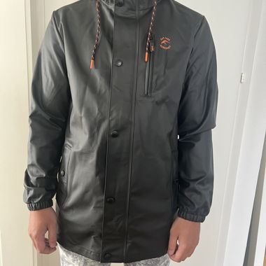 Indigo Regenparka schwarz 