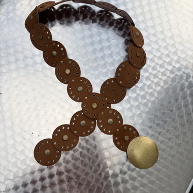 Gurt Braun und Gold