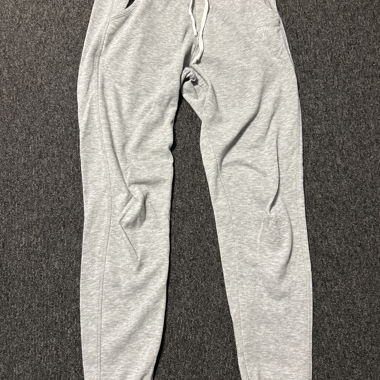 Pantaloni della tuta grigi con coulisse