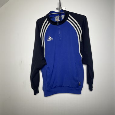 Retro Adidas Pullover/Swearer Blue, White, Black 