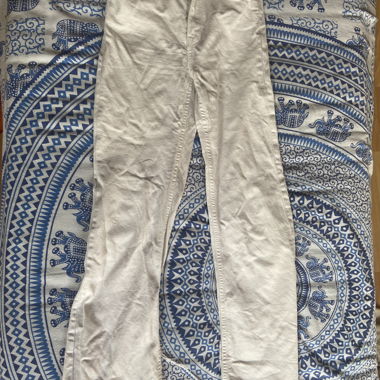 Jean blanc droit – Bershka