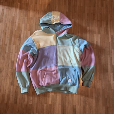 Teddy Fresh Patchwork Hoodie
