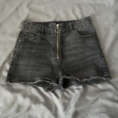 Shorts in denim nero