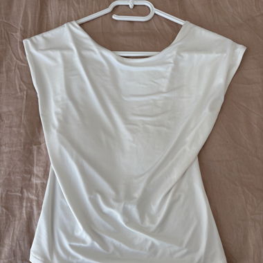 White Stradivarius Backless Top
