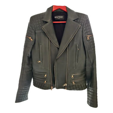 Giacca in pelle Balmain