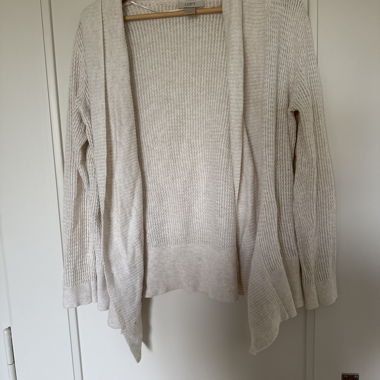 Beige Knit Cardigan