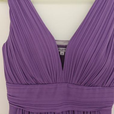 Lila plissee Kleid