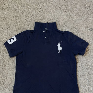 Polo Ralph Lauren Poloshirt, Navyblau, Slim Fit