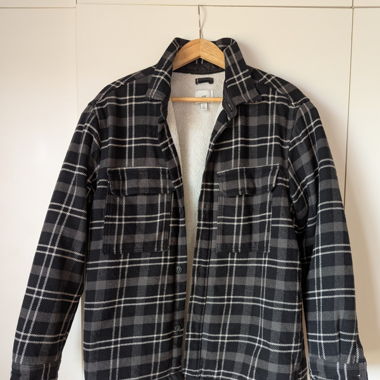 Jacke schwarz-weiss karriert