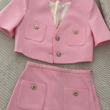 Set shorts rosa Zara Taglia S