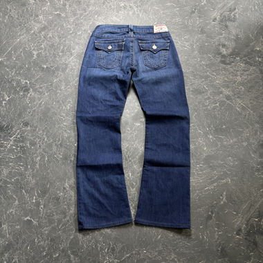 Jeans Vintage True Religion a zampa vita bassa (S)