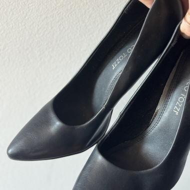 Tacco décolleté nero pelle