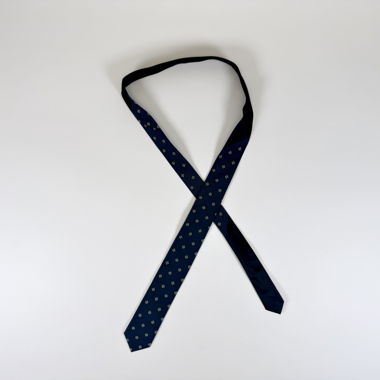Vintage Krawatte, Dralon, Blau, 70er Jahre