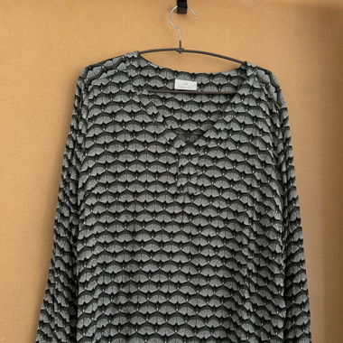 Blouse à motifs, vert kaki, Kaffe