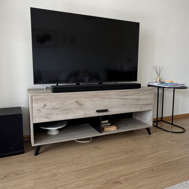 Mobile TV in legno chiaro