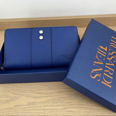 Portefeuille Trussardi bleu